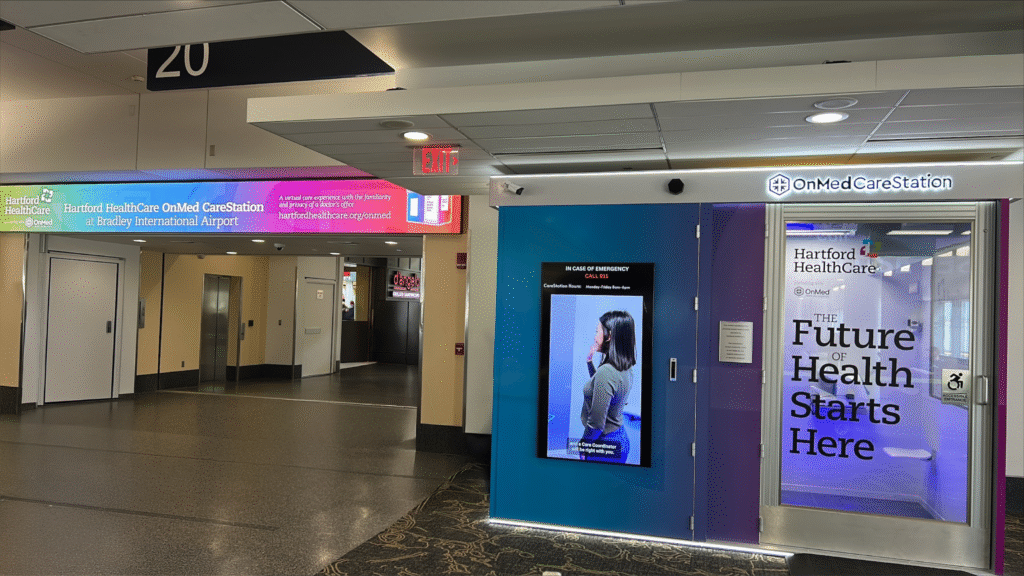 Hartford HealthCare Launches Virtual Medical Kiosk at Bradley International Airport zyael talks